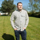 Nomad Sari Grandad Shirt - Grey Stone - XL