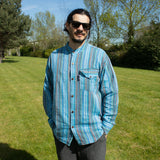 Camicia Nomad Sari Grandad - Turchese - Large