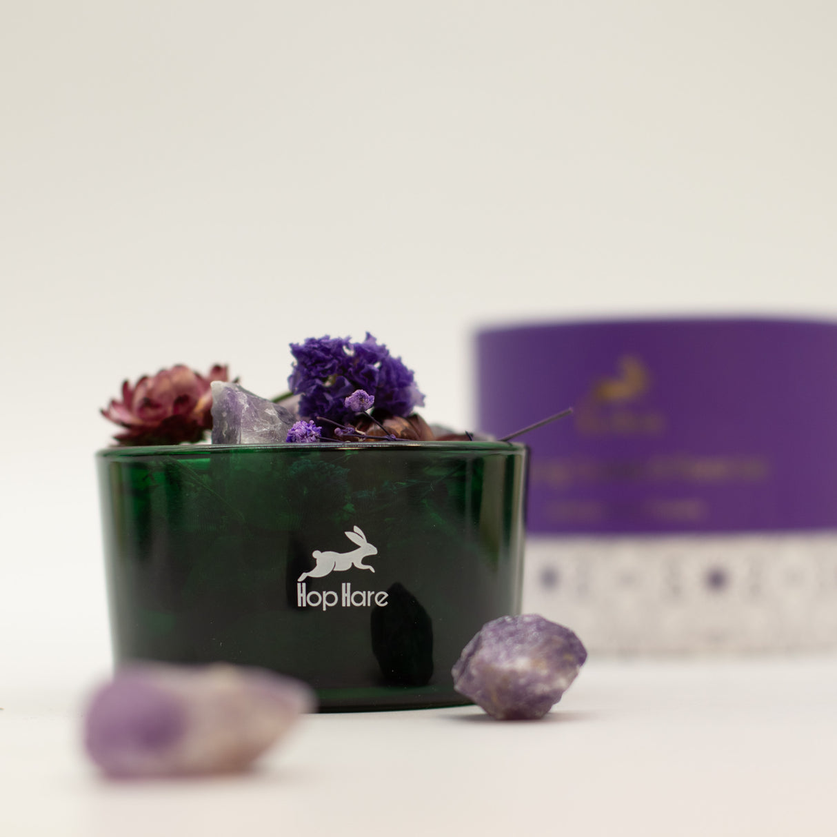 Conjunto Hop Hare de Cristais Difusores e Flores - The Moon