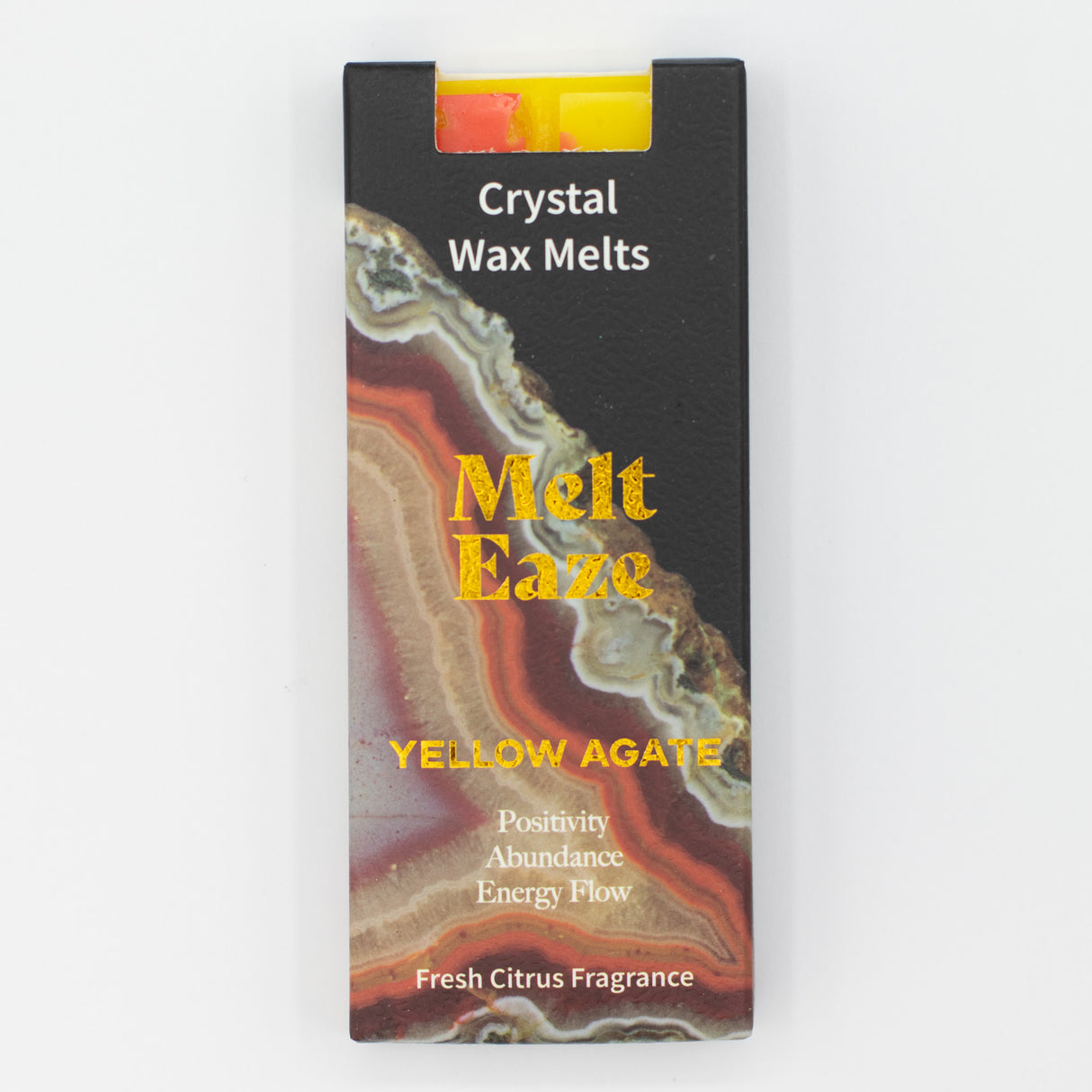MeltEaze Cera Aromática 50g - Brilho Dourado - Cítricos Frescos