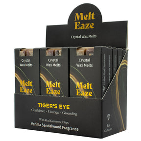 MeltEaze Wachs-Melts 50g – Tigereye Stärke – Vanille Sandelholz