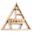 Mensola da parete a forma di triangolo con cassetto