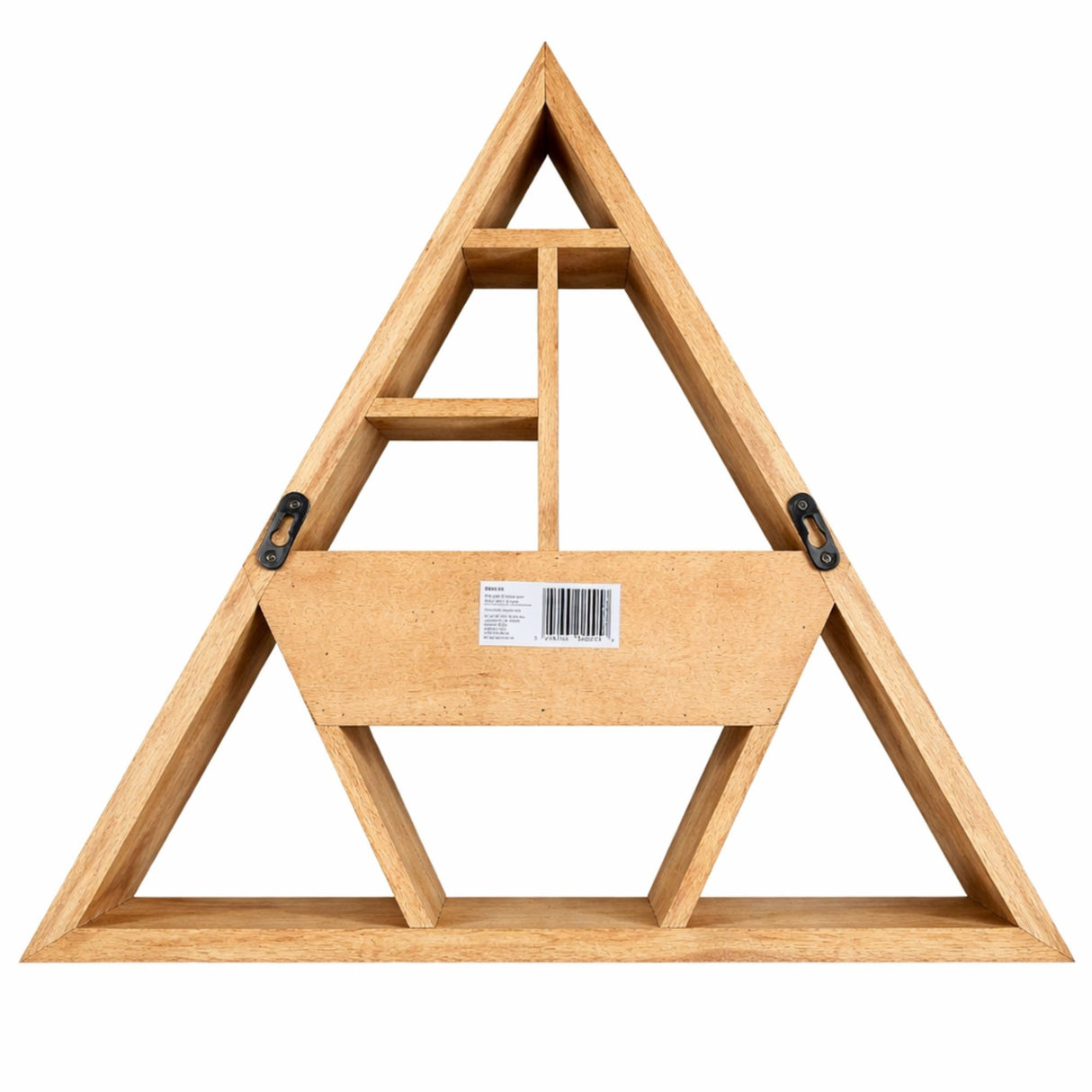 Mensola da parete a forma di triangolo con cassetto