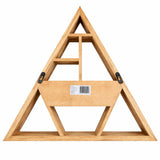 Mensola da parete a forma di triangolo con cassetto