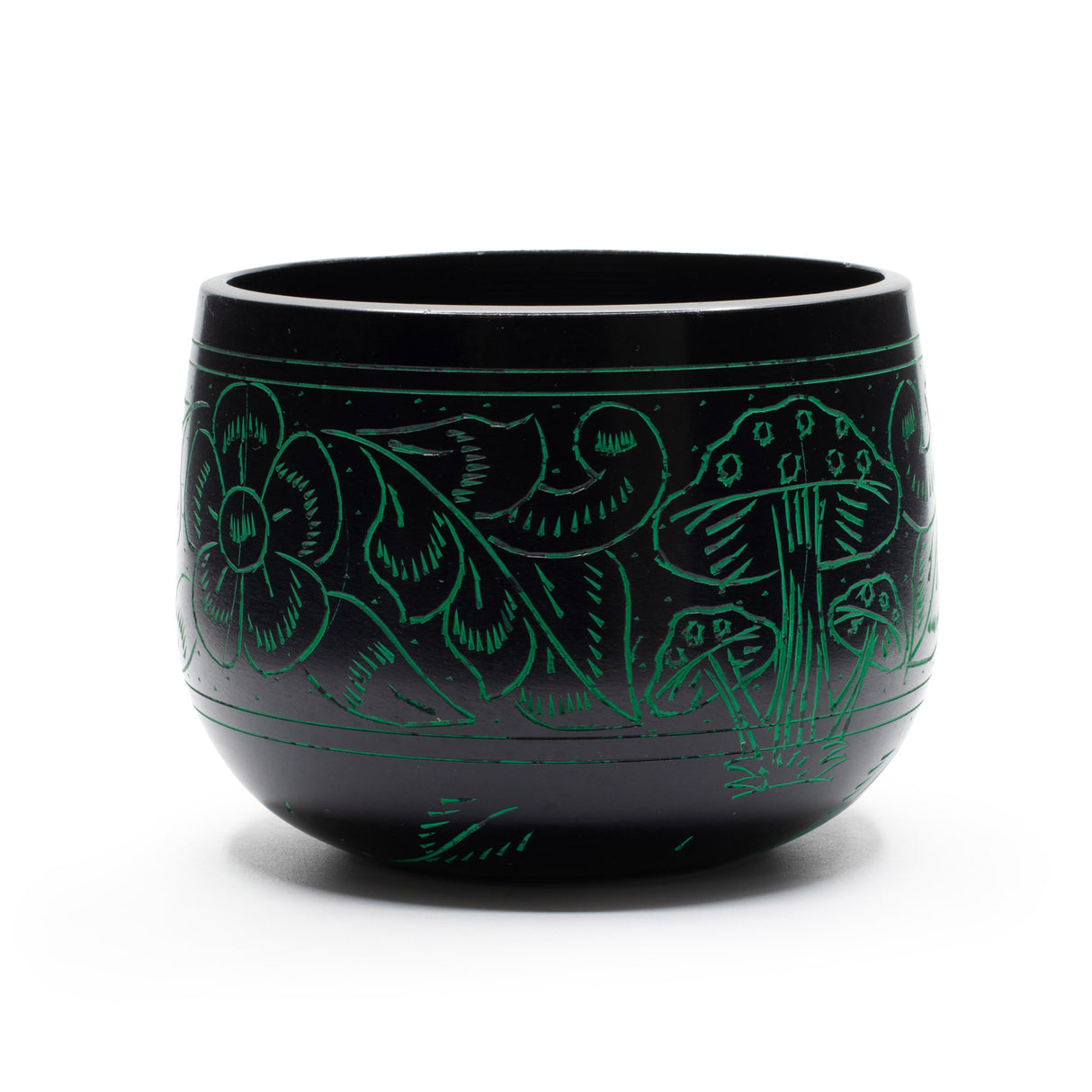 Kedel Syngeskål - Magisk Svamp - Grøn (15cm)