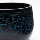 Tigela Cantante Caldeirão - Cogumelo Mágico - Azul (15cm)