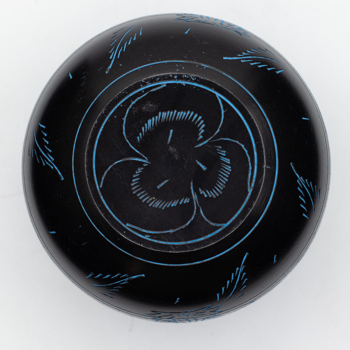 Tigela Cantante Caldeirão - Cogumelo Mágico - Azul (15cm)