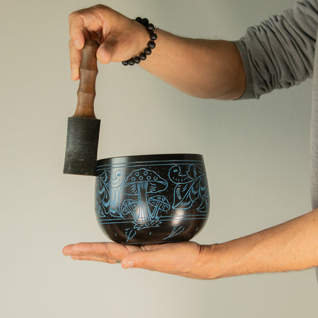 Kattilakuppi-laulukulho - Taikamuna - Sininen (15 cm)