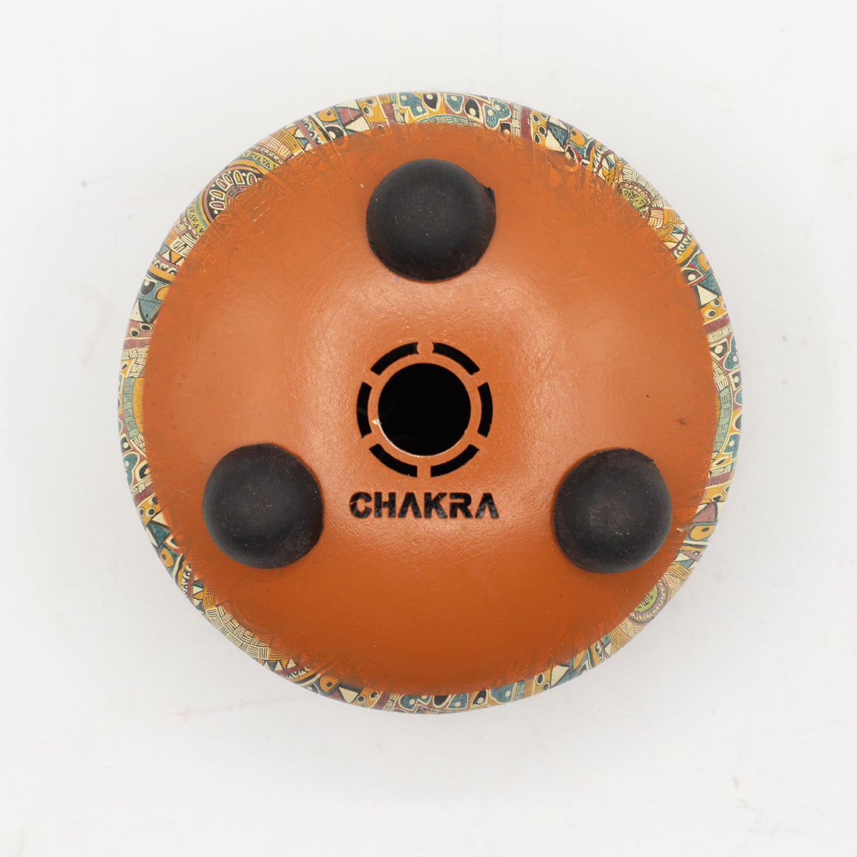 Kleine Hapi-Trommel Mehrfarbig – 13 × 9 cm