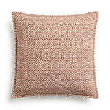 Classic Cushion Cover - Burgundy Squares - 45 × 45 cm