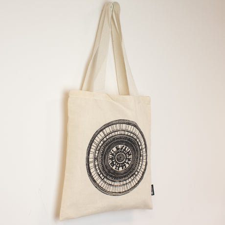 Nomad Sari Ikonična Osnovna Torba - Urban Mandala - Prirodna 4oz