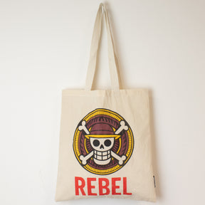 Nomad Sari Iconic Basic Tote Bag - REBEL - Natural 4oz