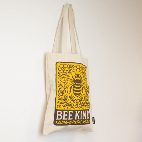 Nomad Sari Iconic Toni torba za nošenje - Bee Kind - prirodni 10oz