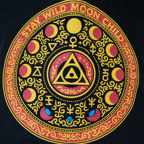 Ikonična klasična torba - Luna Alchemy Wheel - Crna 6oz