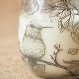Velas em Frasco de Vidro Médio - Desenhadas pela Chama