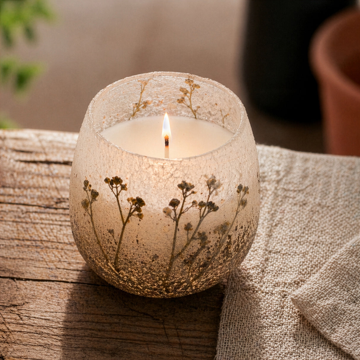 Velas em Frasco de Vidro Médio - Wildlight Woods