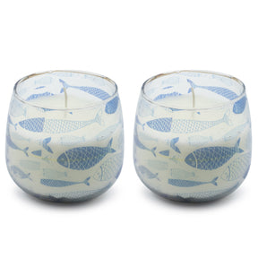 Velas em Frasco de Vidro Médio - Brisa do Mar