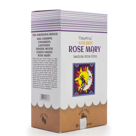 Ράβδοι Ρητίνης Καθαρισμού Golden Rose Mary - 30g