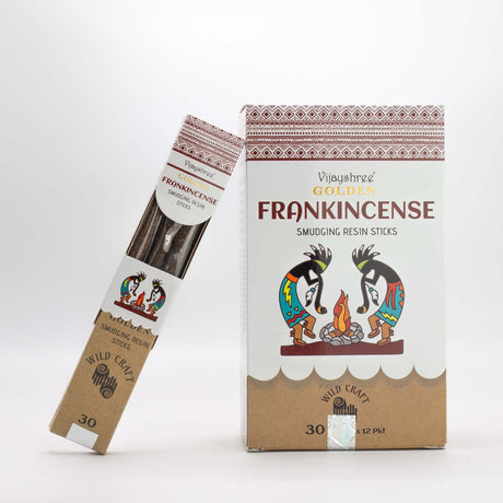 Tömjén füstölő gyanta pálcikák 30g arany