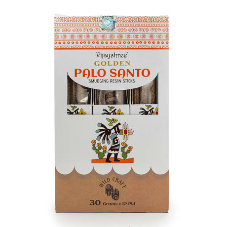 Palo Santo suitsutushartsi tikut 30g kultainen