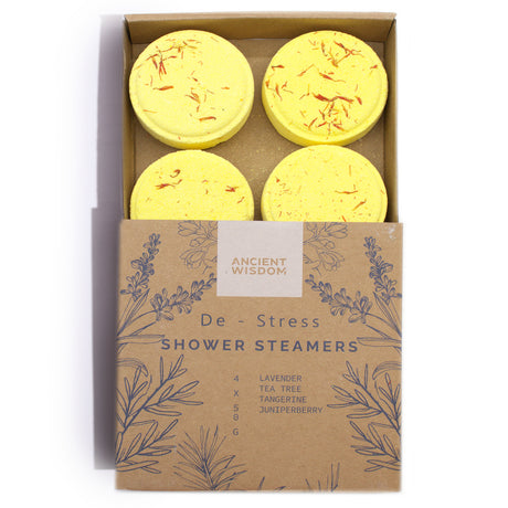 Zen Shower Steamers – Terapi och Välmående Gåvoset – Avstressande