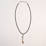 Pendentif Dévotionnel Indien - Plaqué Argent (cordon 45 cm) - Chakra Serpent