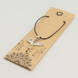 Pendentif Dévotion Indien - Plaqué Argent (cordon 45 cm) - Ange Chakra