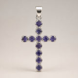 Pendente Devocional Indiano - Banhado a Prata (Corrente de 45cm) - Crucifixo Ionite