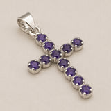 Pendente Devocional Indiano - Banhado a Prata (Corrente de 45cm) - Crucifixo Ionite