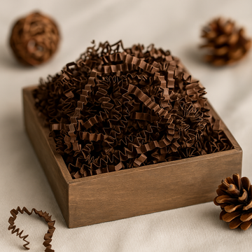 Shredded Paper Filler Chocolate 1kg SizzlePak