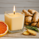 Sójová sviečka v skle - grep a zázvor