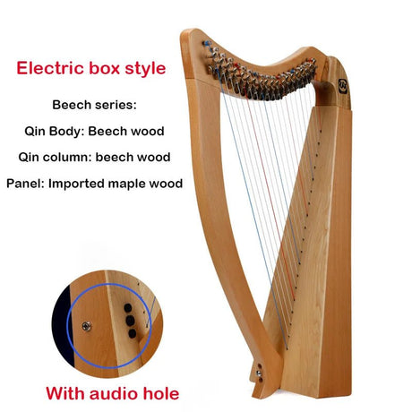 19 Strings Electric Lyre Harp - SHAMTAM
