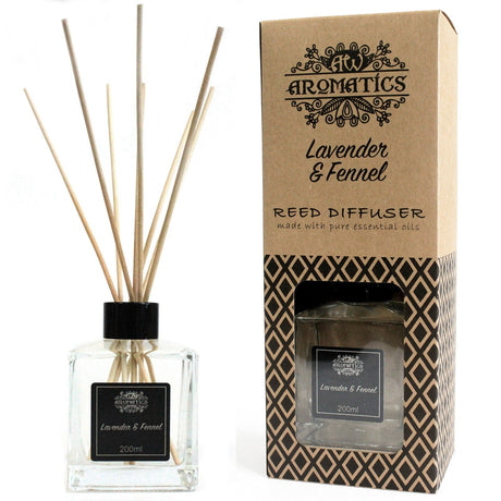 Lavender & Fennel Reed Diffuser Essential Oil 200ml - SHAMTAM.COM