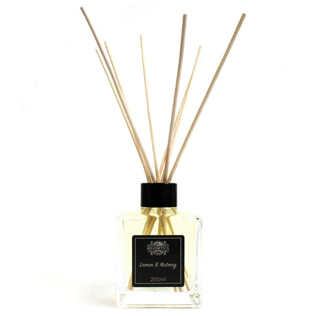 Lemon & Nutmeg Reed Diffuser Essential Oil 200ml - SHAMTAM.COM