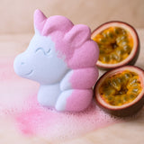 Bath Bomb Unicorn Shaped Passion Fruit 100g