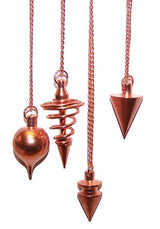 Kobber metal pendul, assorteret
