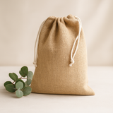 Jute Hessian Drawstring Bag 240 x 300 mm