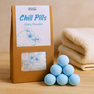 Coffret cadeau de bombes de bain parfum poudre pour bébé 350g