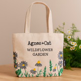 Bolsa de jardín con abejas bordadas