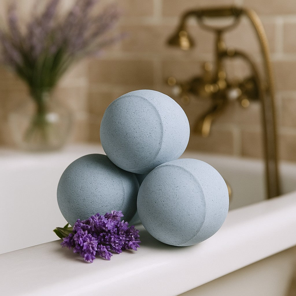 Lavendel badbruisballen 10 stuks