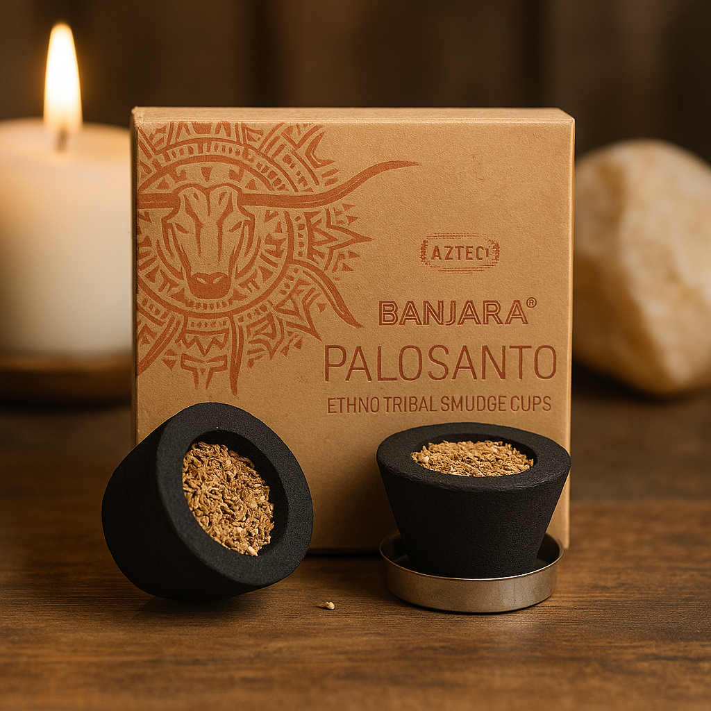 Palo Santo and Sage Smudge Cups, Banjara