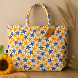 Bolsa de mano con diseño abstracto de estrella de mar