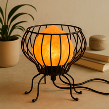 Himalayan Salt Lamp Brazier With Bulb and Cable