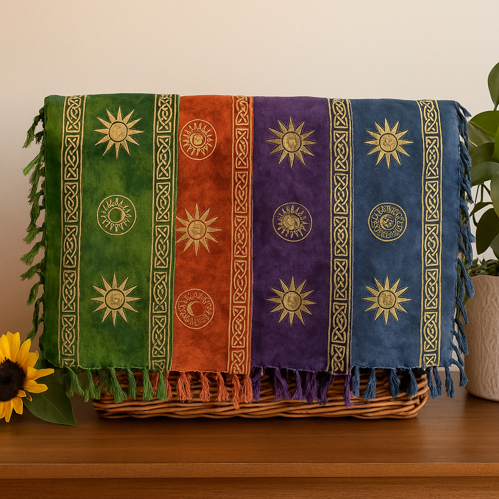 Sarong Celtic Lucky Coins, 1 Piece 4 Colours