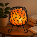 Himalayan Salt Lamp Brazier 1 Set Iron Mesh