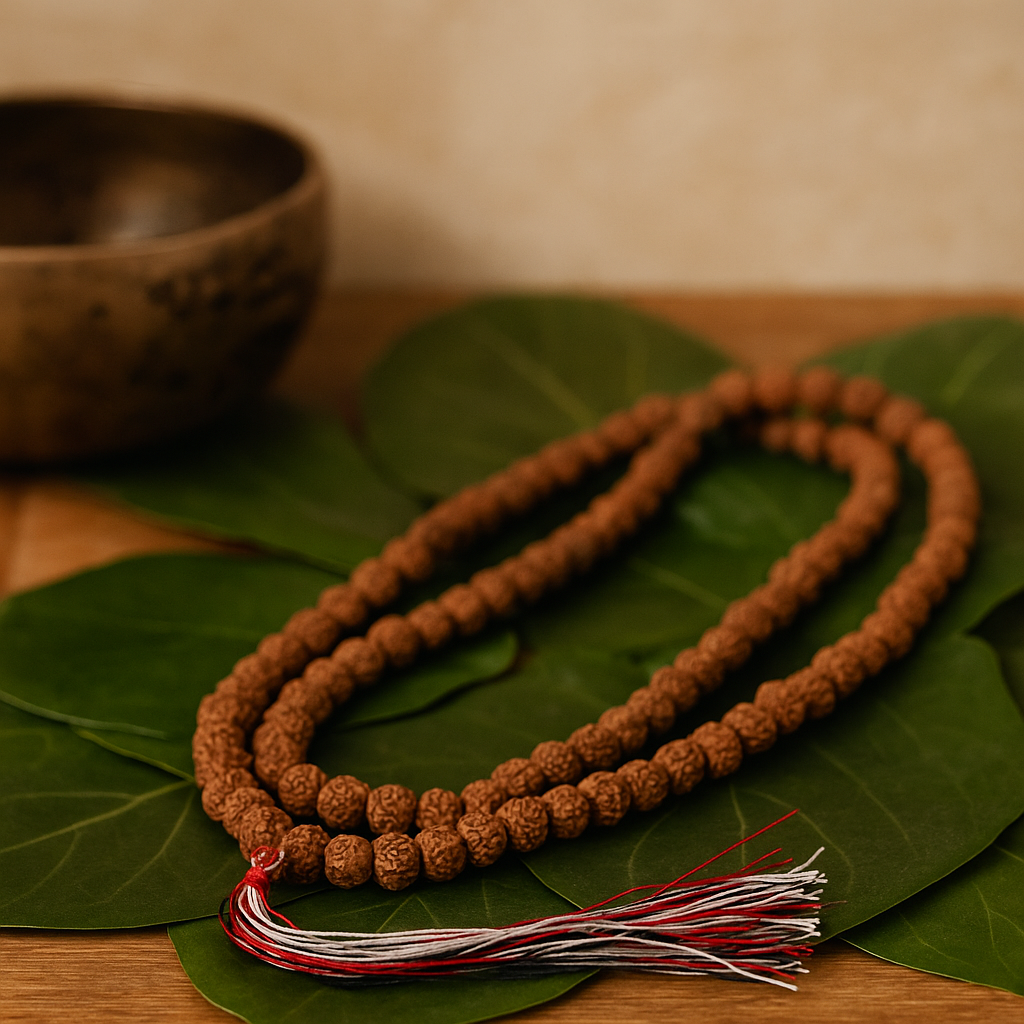 Rudraksha Japa Mala, 108 pärlor