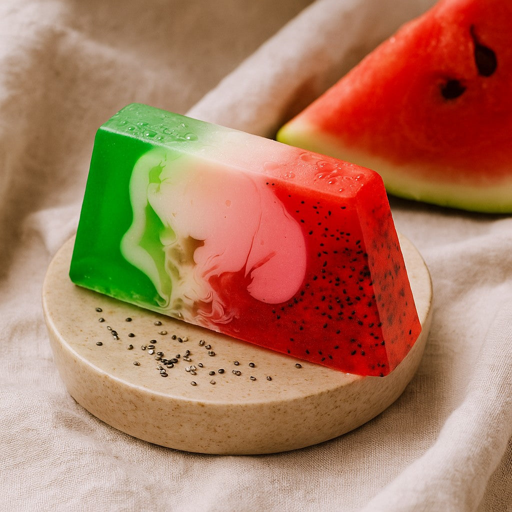 Pagnotta di sapone fatta a mano all'anguria 100g