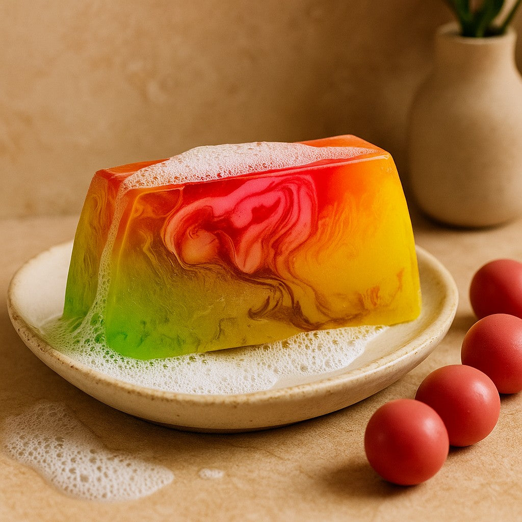 Bubble Gum Handmade Soap Loaf 100g