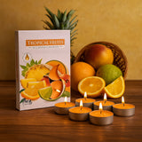 Scented Tea Light Candles Tropical Fruit