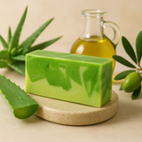 Barre de savon à l'aloé vera avec huile d'olive